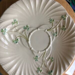 Belleek Irish dinner plate